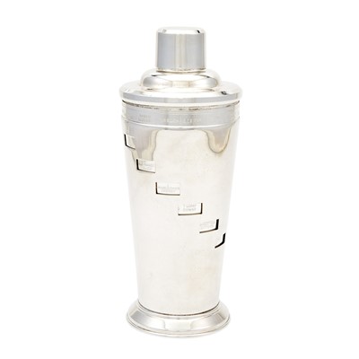 Lot 169 - Novelty Silver Plated "Dial-a-Drink" Cocktail Shaker