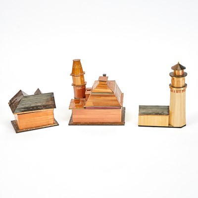 Lot 339 - Group of Three Straw Buildings