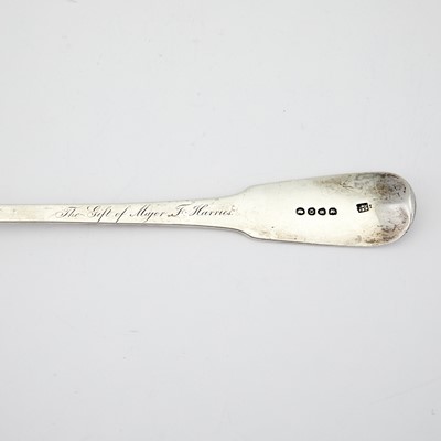 Lot 465 - George III Sterling Silver Soup Ladle