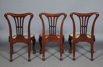 Lot 778 - Set of Three George II Walnut Side Chairs