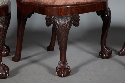 Lot 778 - Set of Three George II Walnut Side Chairs