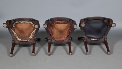 Lot 778 - Set of Three George II Walnut Side Chairs