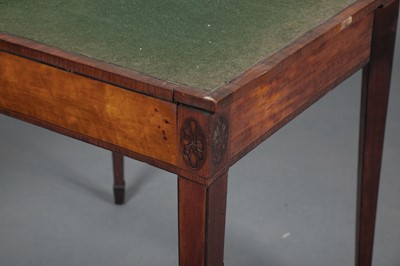 Lot 782 - George III Satinwood Games Table