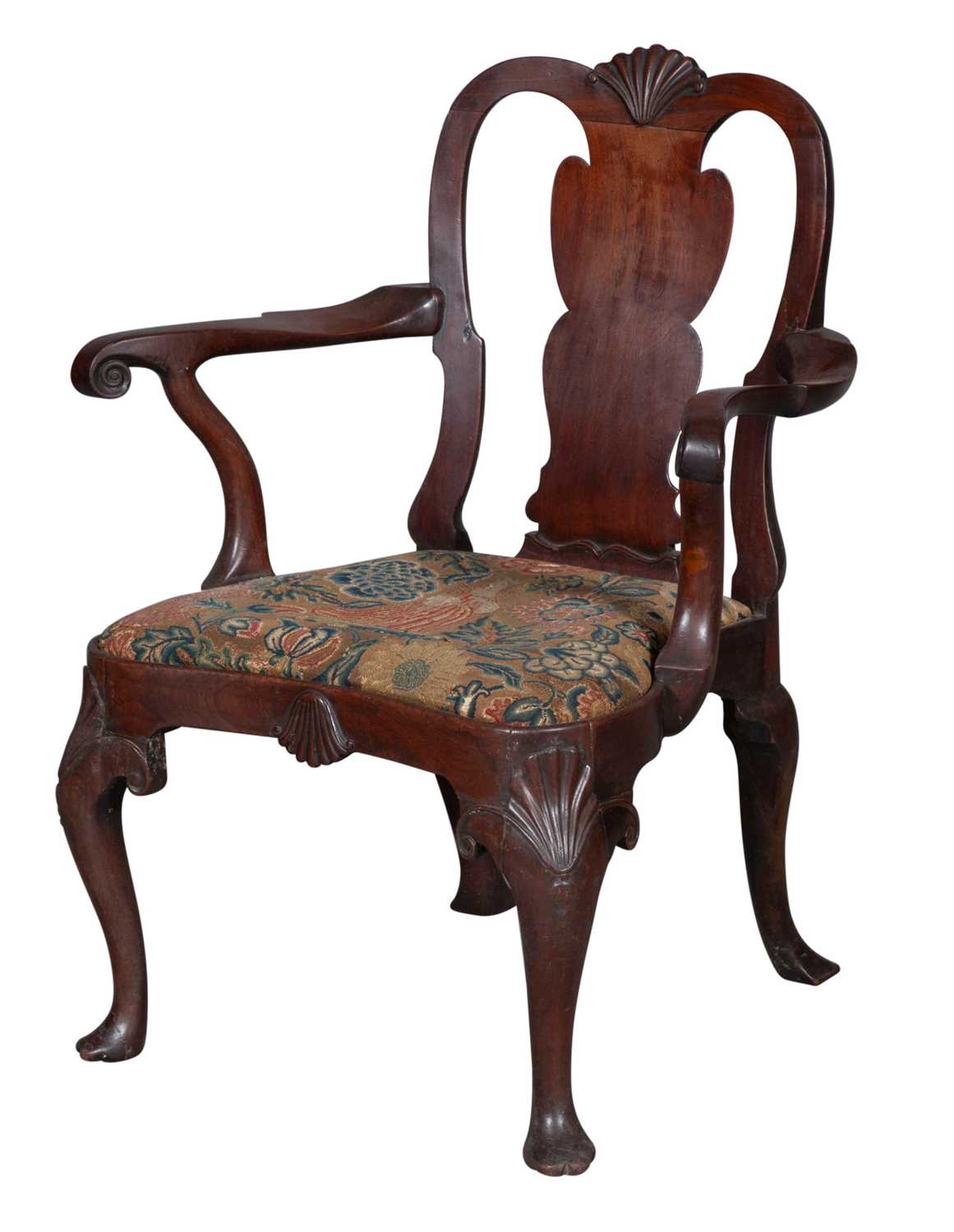 Lot 776 - George II Mahogany Armchair