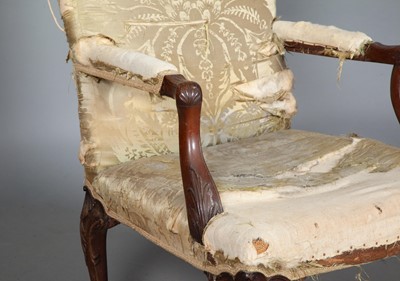 Lot 771 - George II Style Mahogany Library Armchair