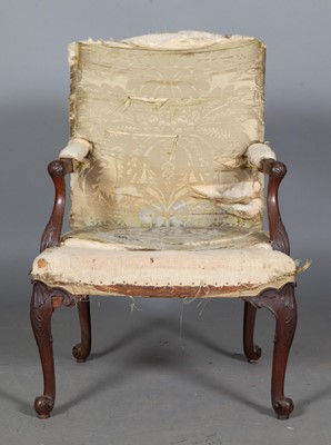 Lot 771 - George II Style Mahogany Library Armchair