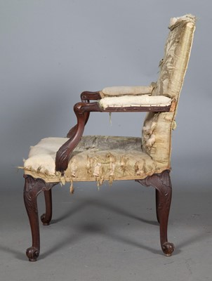 Lot 771 - George II Style Mahogany Library Armchair