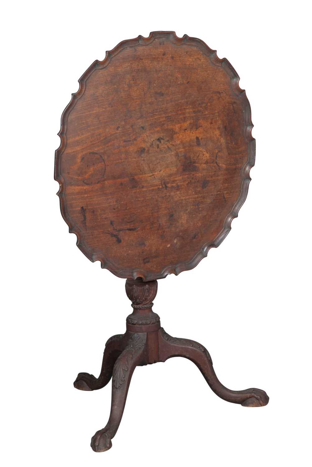 Lot 767 - George II Mahogany Tripod Table