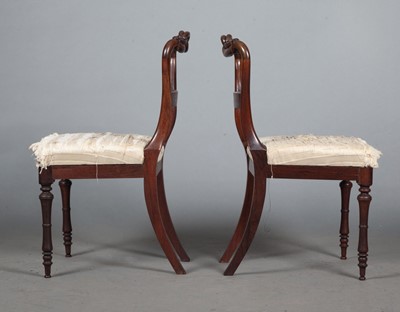 Lot 784 - Pair of Victorian Rosewood Side Chairs