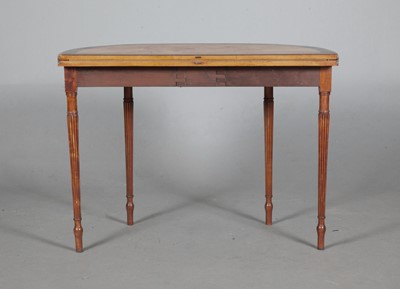 Lot 779 - Pair of George III Satinwood and Sycamore Games Tables