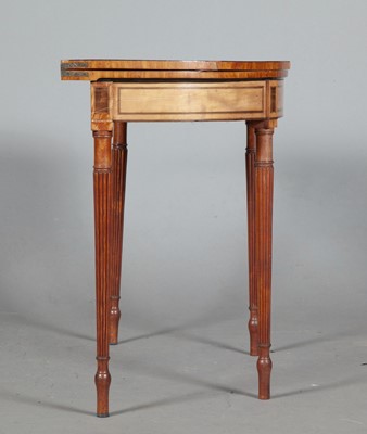 Lot 779 - Pair of George III Satinwood and Sycamore Games Tables