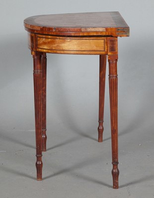 Lot 779 - Pair of George III Satinwood and Sycamore Games Tables