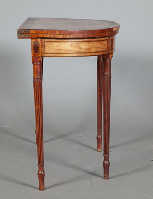 Lot 779 - Pair of George III Satinwood and Sycamore Games Tables