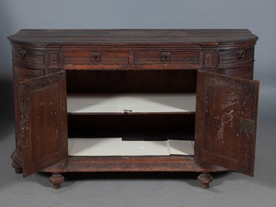 Lot 755 - Louis XVI Provincial Oak Side Cabinet