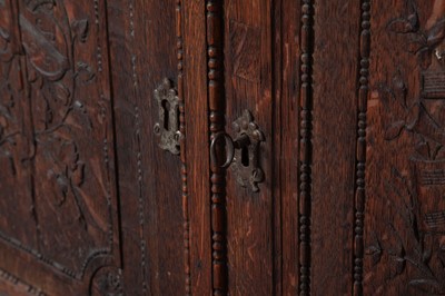 Lot 755 - Louis XVI Provincial Oak Side Cabinet