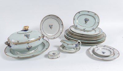 Lot 1039 - Chinese Export Porcelain Part Dinner Service