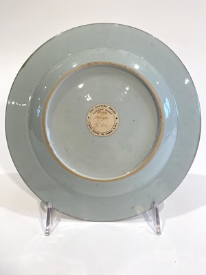 Lot 1040 - Pair Of Octagonal Armorial Export Porcelain Plates