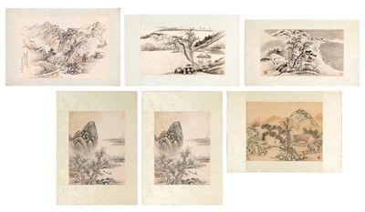 Lot 298 - A Group of Chinese School Paintings