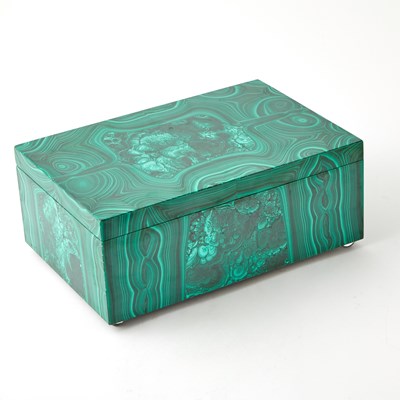 Lot 261 - Malachite Veneered Box