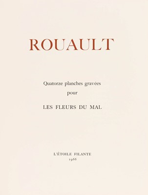 Lot 341 - Unpublished plates for Baudelaire's Les Fleurs du Mal