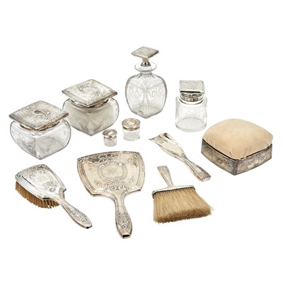 Lot 194 - Gorham Sterling Silver Dresser Set