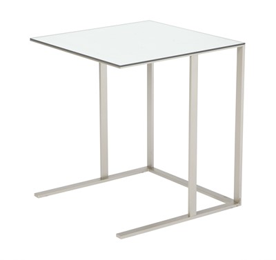 Lot 260 - Antonio Citterio for B&B Italia Maxalto Mirror Top Chromed Steel "Elios" Side Table