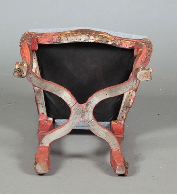 Lot 660 - Venetian Rococo Painted and Parcel-Gilt Side Chair