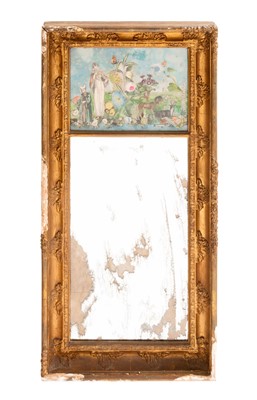 Lot 326 - Regency Giltwood Eglomise Mirror