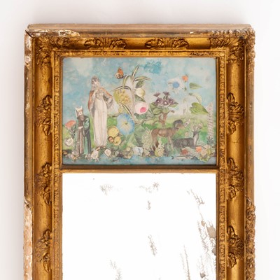 Lot 326 - Regency Giltwood Eglomise Mirror