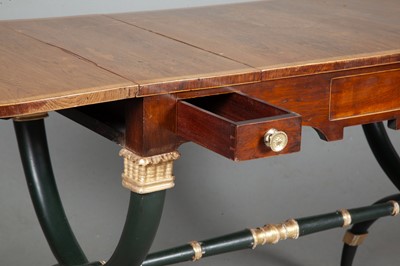 Lot 757 - Regency Rosewood, Painted and Parcel-Gilt Games Table, attributed to John McLean