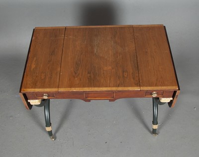 Lot 757 - Regency Rosewood, Painted and Parcel-Gilt Games Table, attributed to John McLean