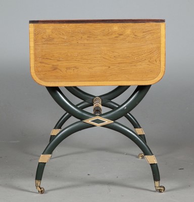 Lot 757 - Regency Rosewood, Painted and Parcel-Gilt Games Table, attributed to John McLean