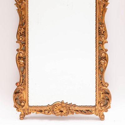 Lot 711 - Louis XV Style Giltwood Mirror