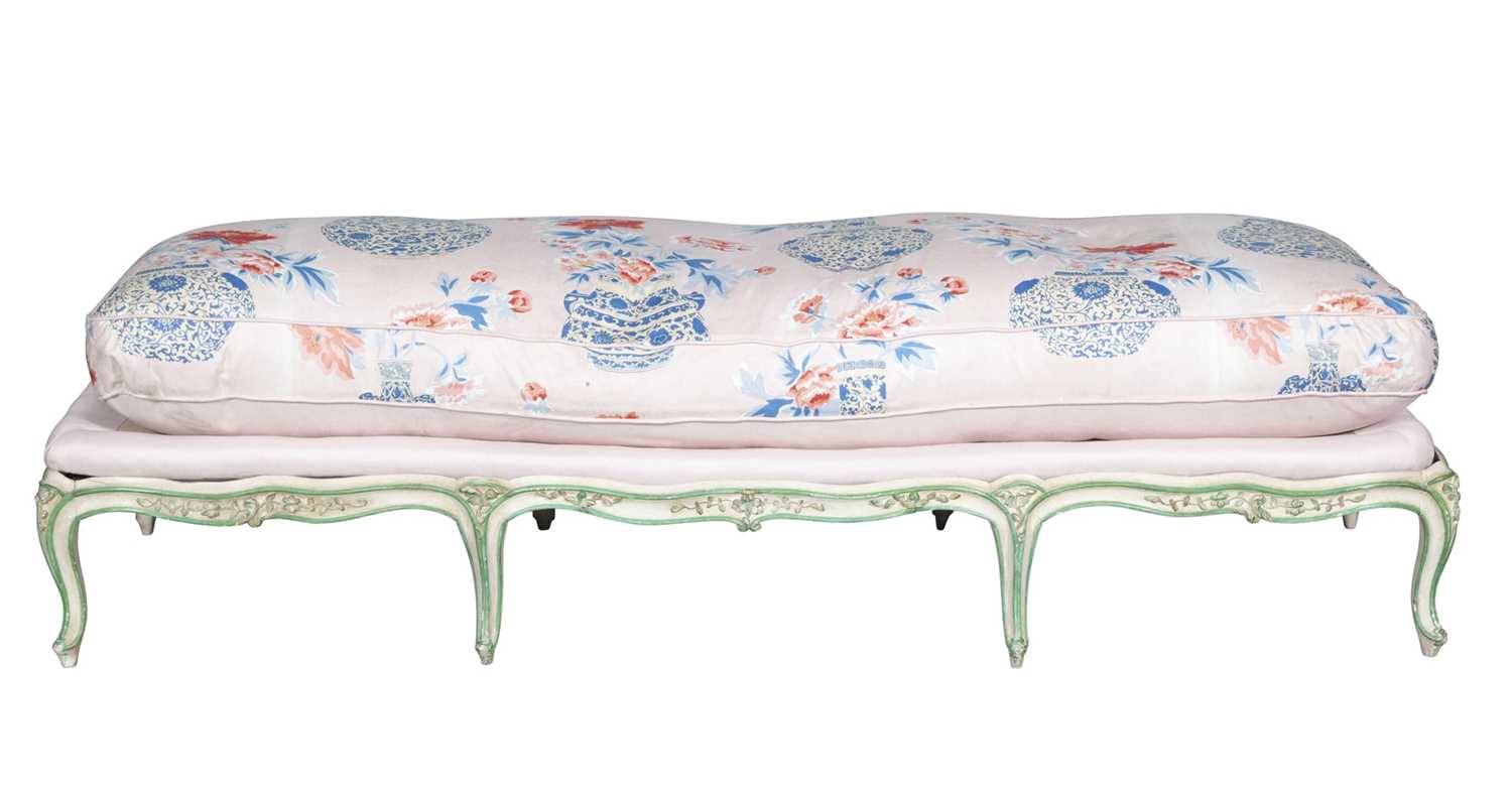 Lot 709 - Louis XV Painted Banquette