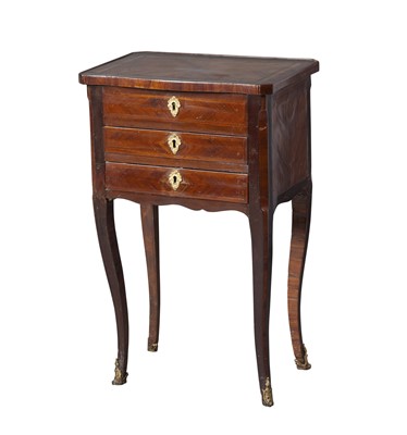 Lot 401 - Louis XV / XVI Transitional Style Two-Drawer Side Table