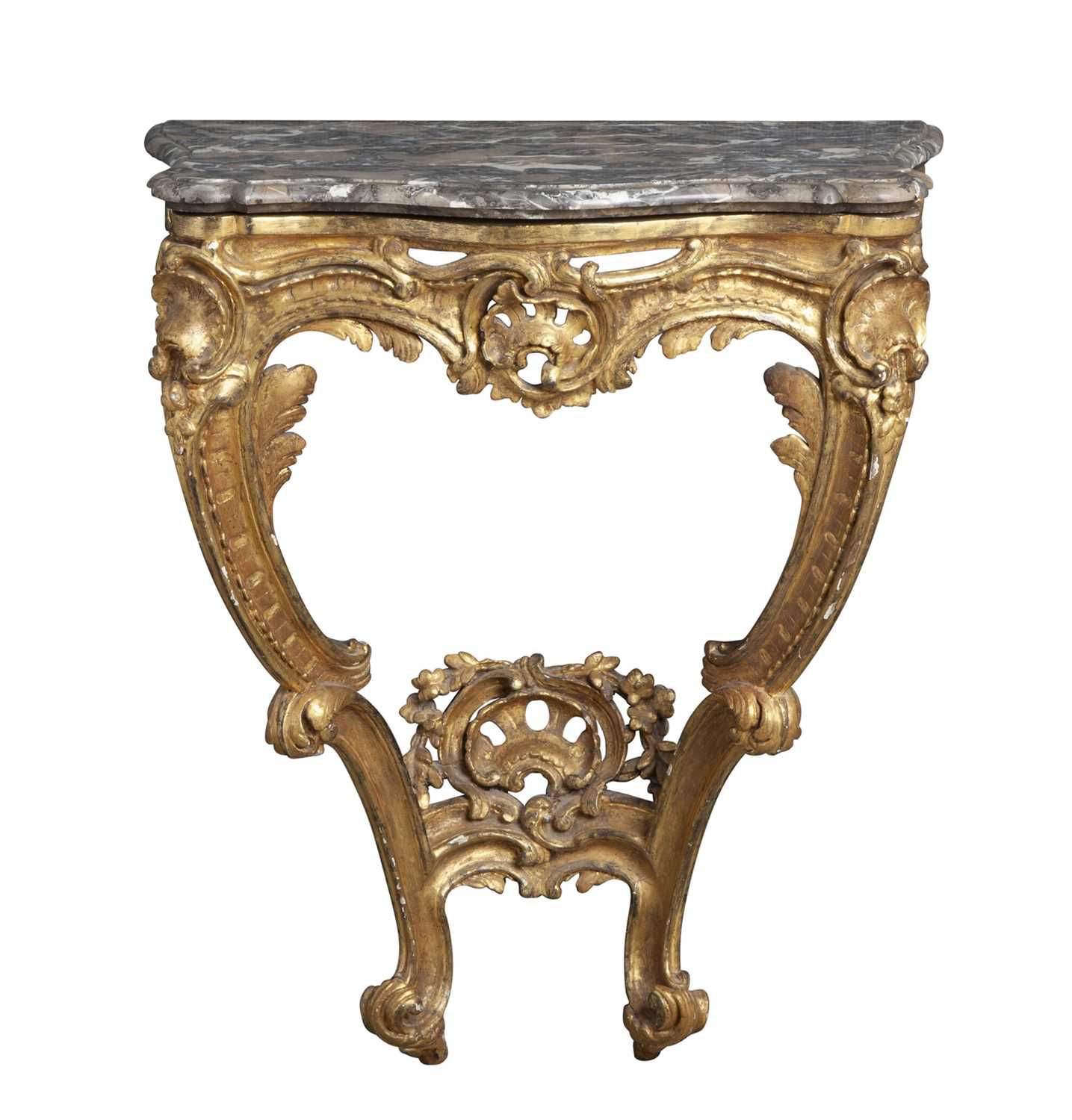 Lot 227 - Louis XV Giltwood Console