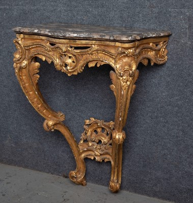 Lot 227 - Louis XV Giltwood Console