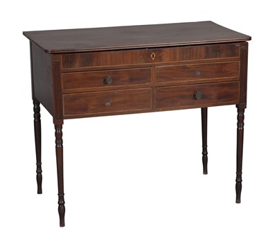 Lot 806 - George III Inlaid Mahogany Dressing Table