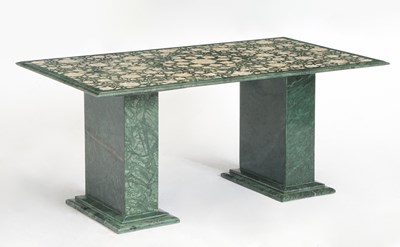 Lot 363 - Indian Inlaid Marble Low Table