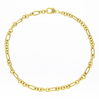 Lot 1051 - Gold Link Necklace