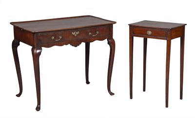 Lot 107 - George II Tray Top Table; Together With a George III Work Table
