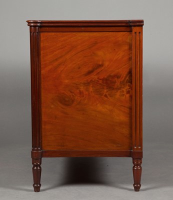 Lot 691 - Louis XVI Style Mahogany and Brass Mounted Commode