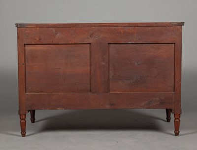 Lot 691 - Louis XVI Style Mahogany and Brass Mounted Commode