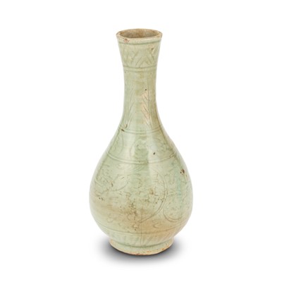 Lot 681 - A Chinese Longquan Celadon Glazed Vase