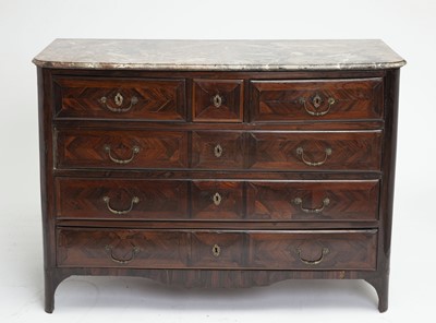 Lot 220 - Regence Kingwood Parquetry Commode