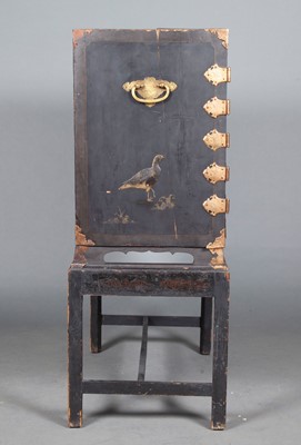 Lot 281 - Japanese Lacquer Cabinet on Later Stand