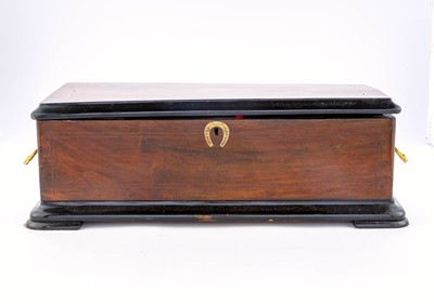 Lot 334 - Swiss Inlaid Rosewood Music Box