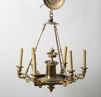 Lot 242 - Empire Ormolu and Gilt-Brass Dish Light