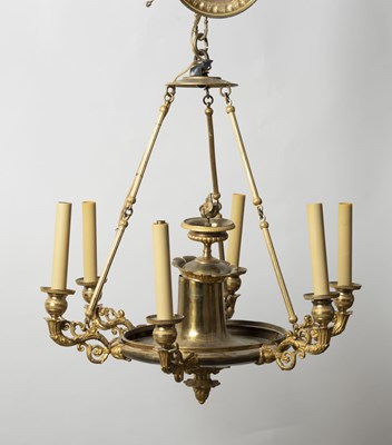 Lot 242 - Empire Ormolu and Gilt-Brass Dish Light