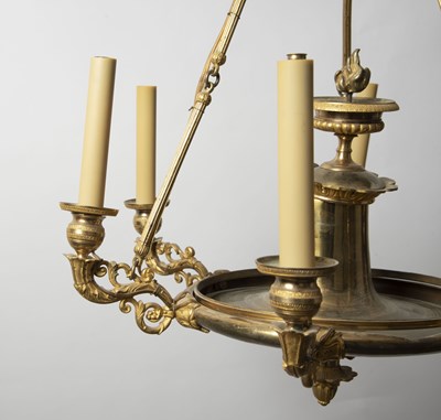 Lot 242 - Empire Ormolu and Gilt-Brass Dish Light